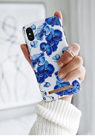 Ideal Of Sweden Iphone  XS Baby Blue Orchid Arka Kapak